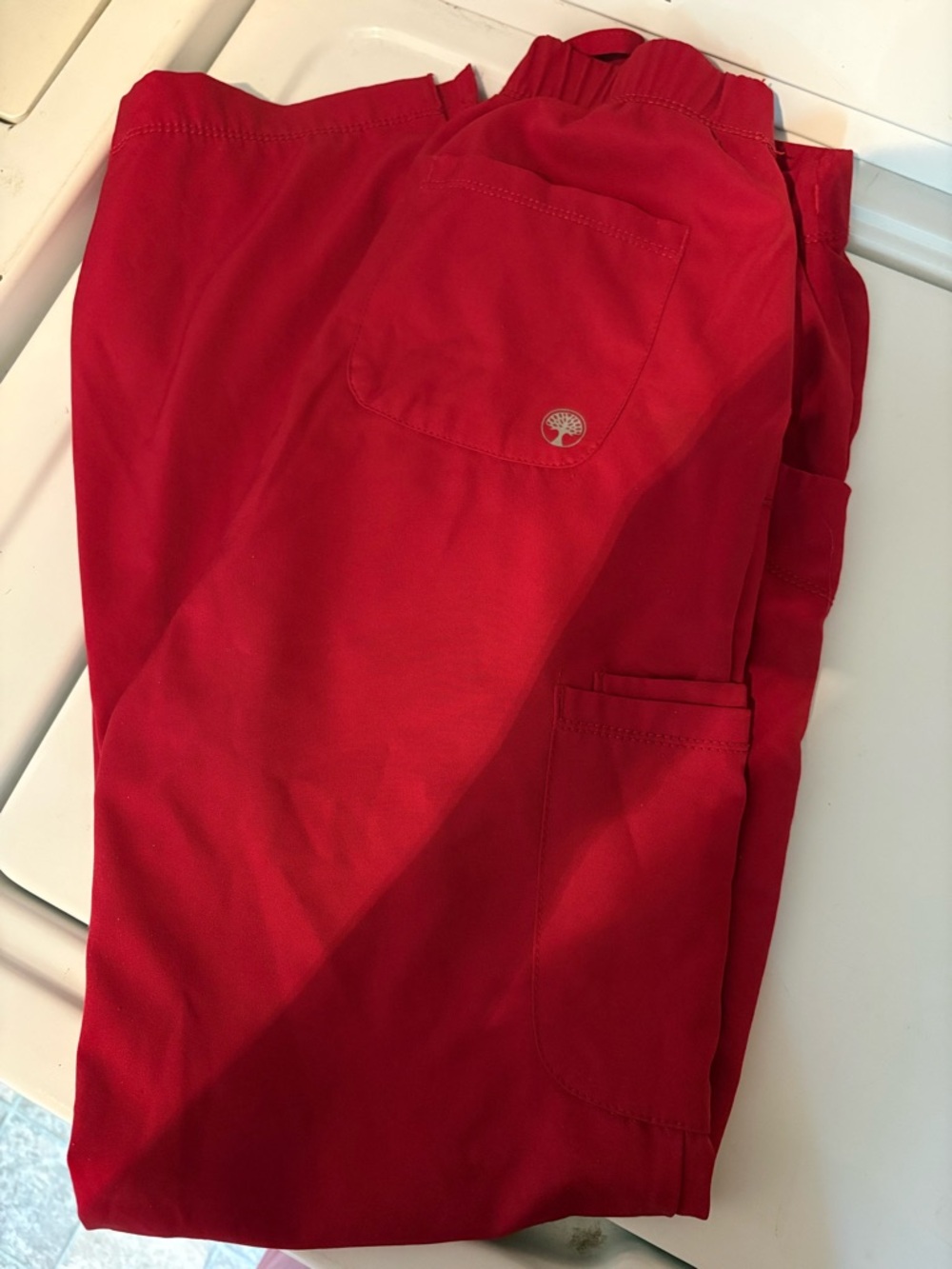 healing hands Scrub Set-Red XS